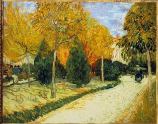 Weg im Park von Arles